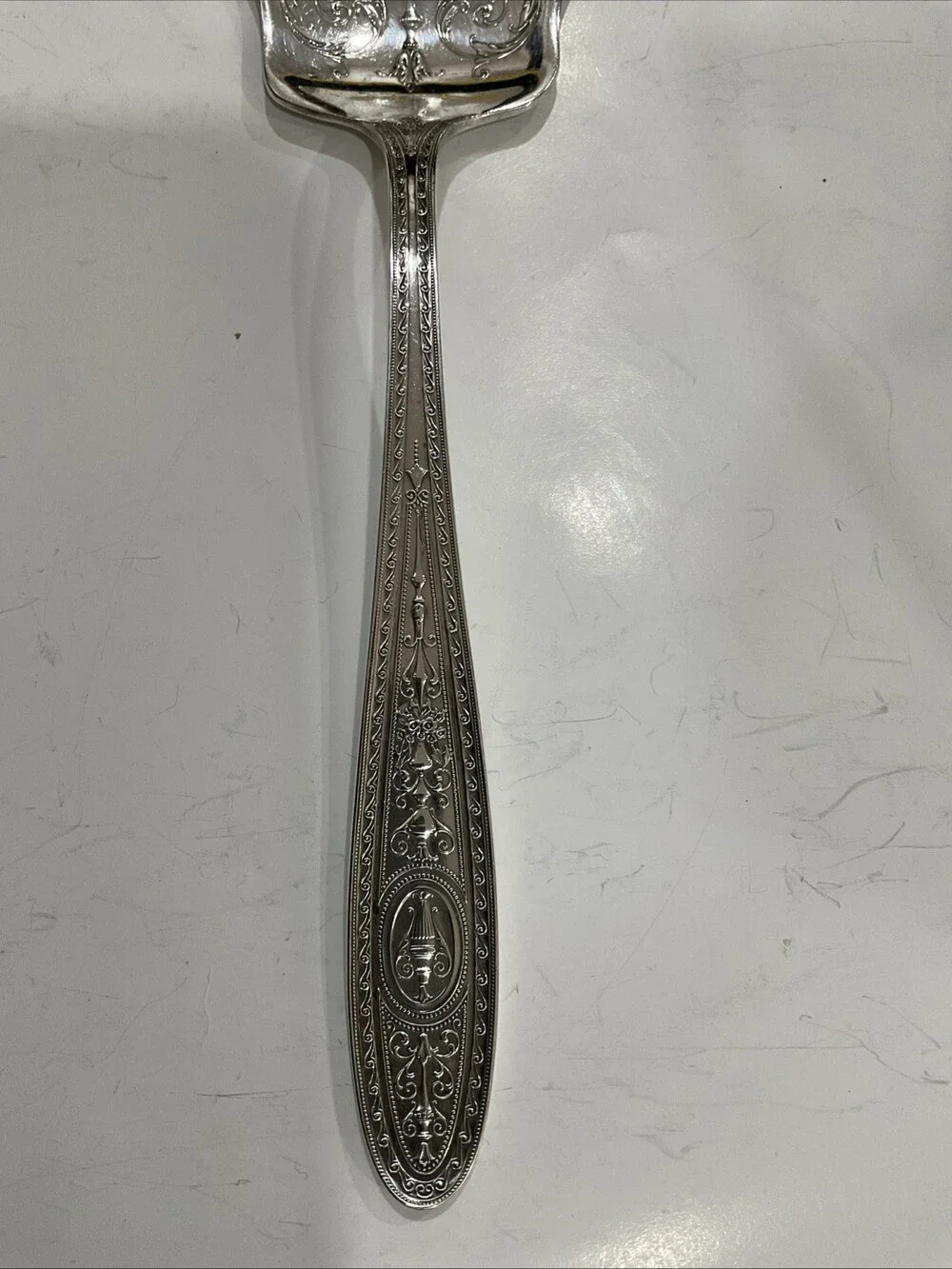 International Wedgwood Sterling Silver Salad Serving Fork 1924